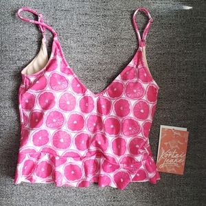 Kortni jeane medium grapefruit scoop back top